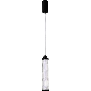 LED luster na sajli CORTE LED/10W/230V crna
