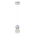 LED luster na sajli CREMONA LED/5W/230V 3000K mat hrom