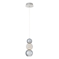 LED luster na sajli CREMONA LED/5W/230V 3000K mat hrom