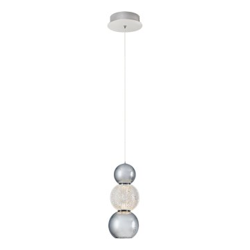 LED luster na sajli CREMONA LED/5W/230V 3000K mat hrom