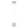 LED luster na sajli CREMONA LED/5W/230V 3000K matni hrom