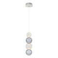LED luster na sajli CREMONA LED/7W/230V 3000K matni hrom