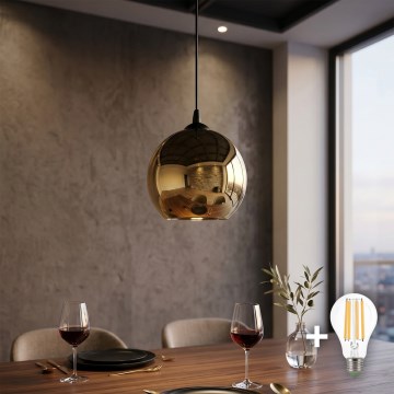 LED luster na sajli CUBUS 1xE27/15W/230V