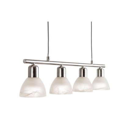 LED luster na sajli DAYTONA 4xE14/5W/230V 3000K sjajni hrom