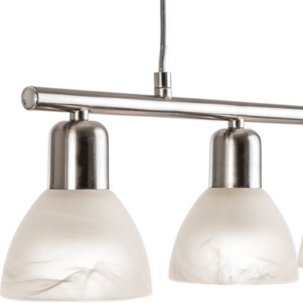 LED luster na sajli DAYTONA 4xE14/5W/230V 3000K sjajni hrom