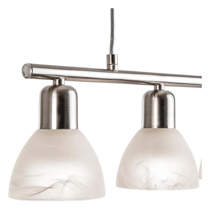 LED luster na sajli DAYTONA 4xE14/5W/230V 3000K sjajni hrom