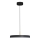LED luster na sajli DISC LED/38W/230V, prečnik 45 cm, crna