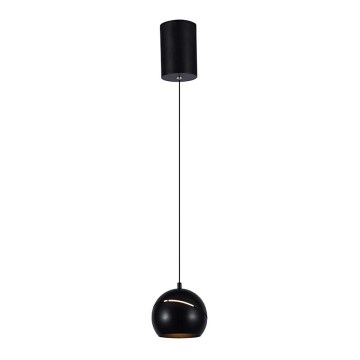 LED luster na sajli, dodirni LED/8,5W/230V 3000K crna
