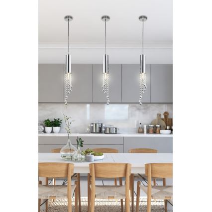 LED luster na sajli DUERO LED/3W/230V