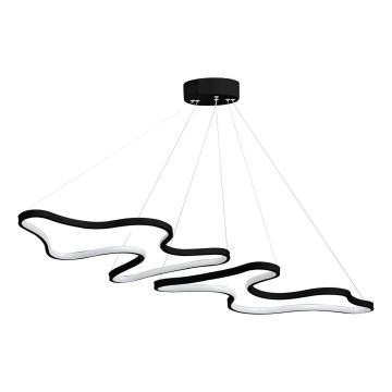 LED luster na sajli DUPLE ARTISAN LED/80W/230V 4000K crna