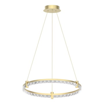 LED luster na sajli ELEGANCE LED/36W/230V, Ø 60 cm, zlatna