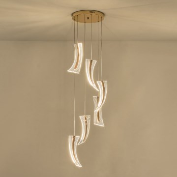 LED luster na sajli FIRENZE 6xLED/10W/230V 3000K