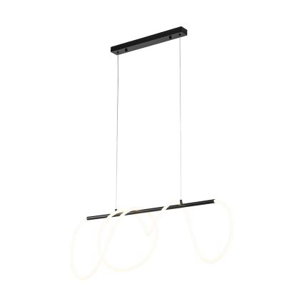 LED luster na sajli FLEXI LED/45W/230V 4000K crna