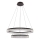 LED luster na sajli FROZI LED/38W/230V Ø 60 cm crna