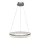 LED luster na sajli GALA LED/25W/230V, prečnik 50 cm, srebrne boje