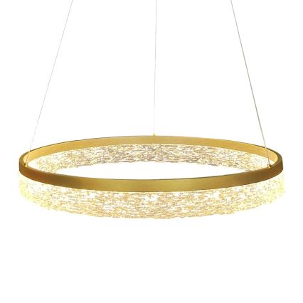 LED luster na sajli GALA LED/25W/230V prečnik 50 cm zlatna