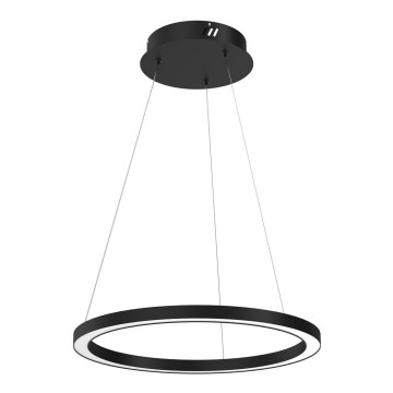 LED luster na sajli GALAXIA LED/26W/230V crna