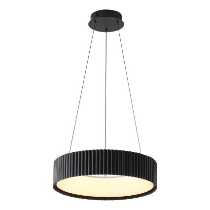 LED luster na sajli HALLO LED/30W/230V 3000K, crne boje