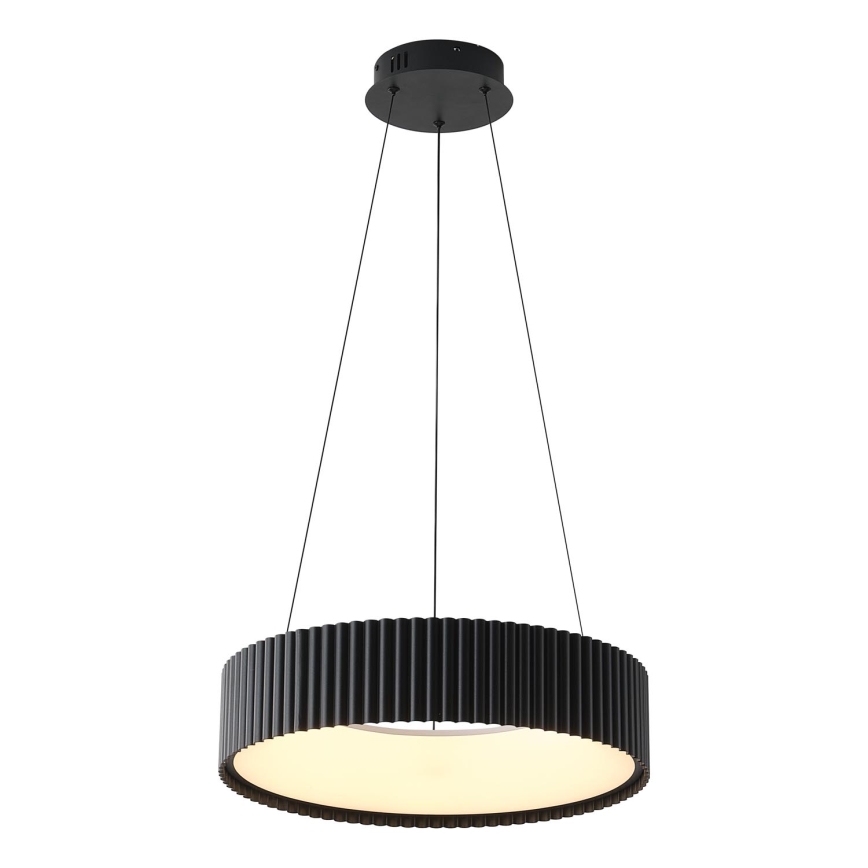 LED luster na sajli HALLO LED/30W/230V 3000K, crne boje