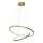 LED luster na sajli HOOP LED/51W/230V prečnik 60 cm 4000K zlatni