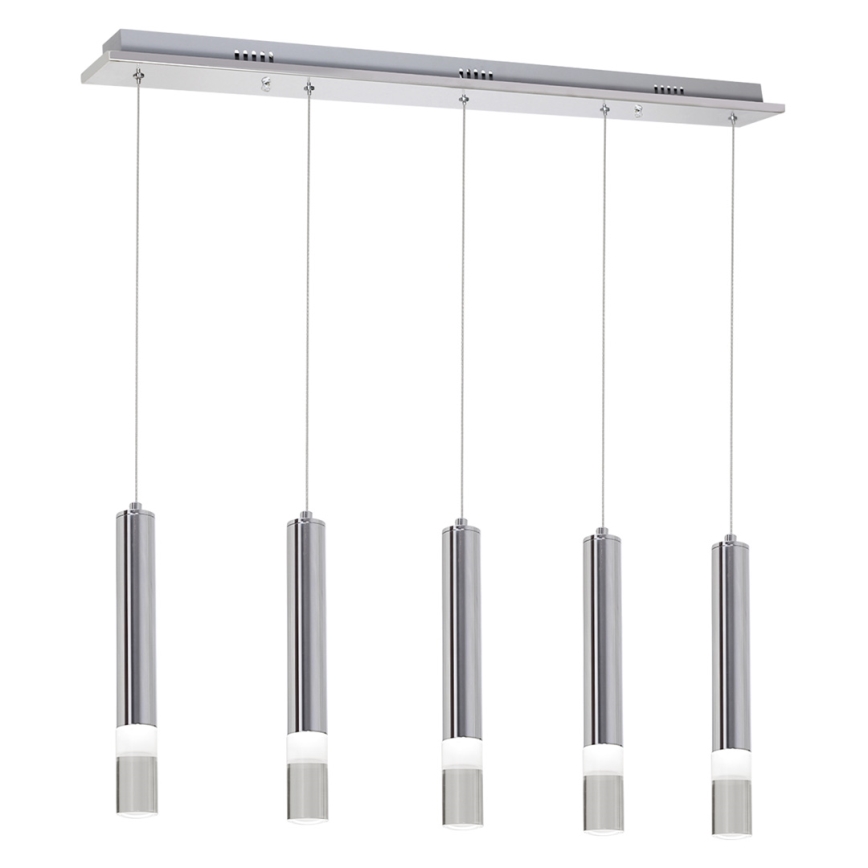 LED luster na sajli ICE 5xLED/5W/230V