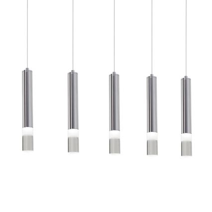 LED luster na sajli ICE 5xLED/5W/230V