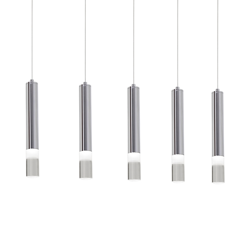 LED luster na sajli ICE 5xLED/5W/230V