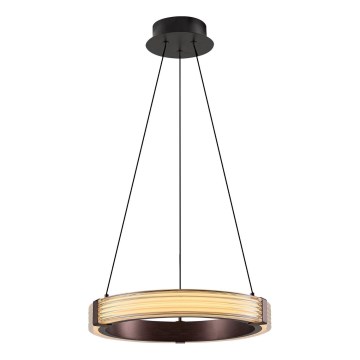 LED luster na sajli JESI LED/2W/230V 3000K braon