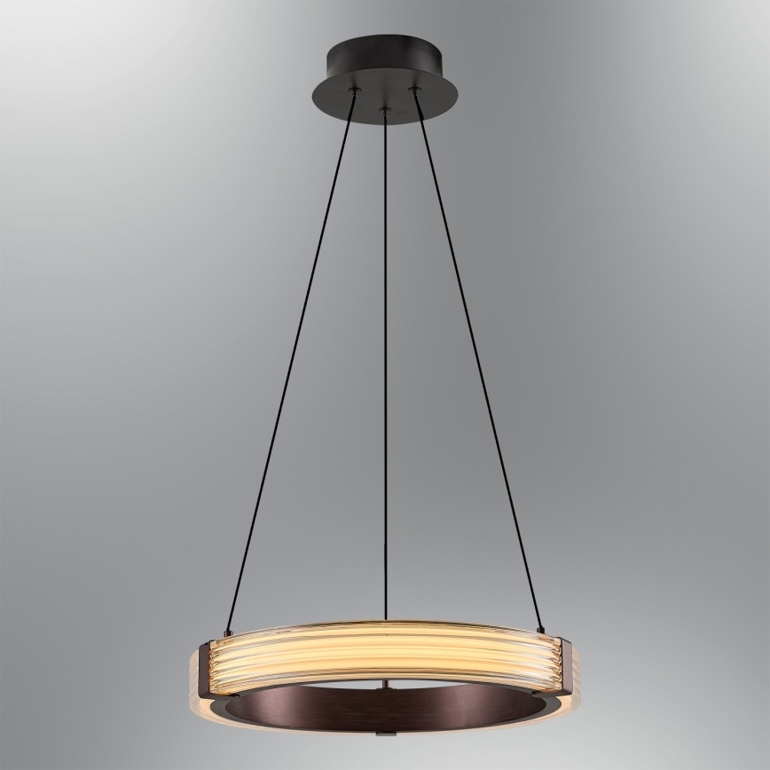 LED luster na sajli JESI LED/2W/230V 3000K braon