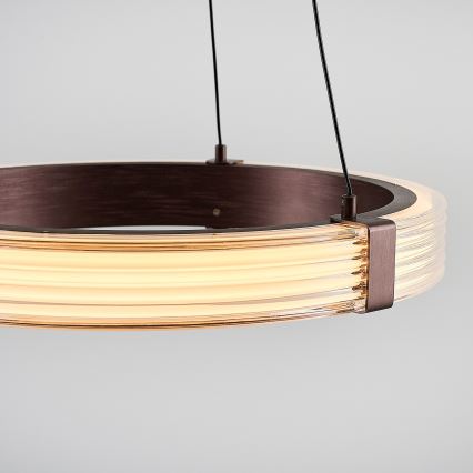 LED luster na sajli JESI LED/2W/230V 3000K braon