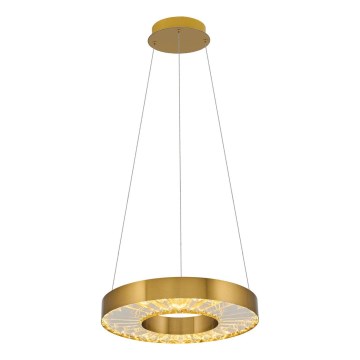 LED luster na sajli JESI LED/35W/230V 3000K preč. 40 cm bronza