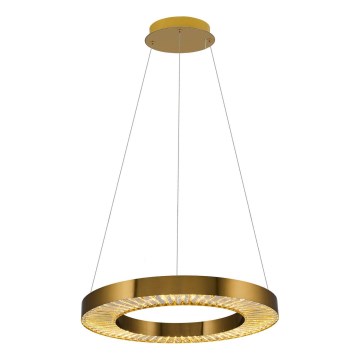 LED luster na sajli JESI LED/35W/230V 3000K prečnik 60 cm bronzan