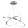 LED luster na sajli LEA LED/35W/230V 4000K, prečnik 60 cm, mat hrom