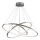 LED luster na sajli LEA LED/60W/230V 4000K prečnik 80 cm matni hrom