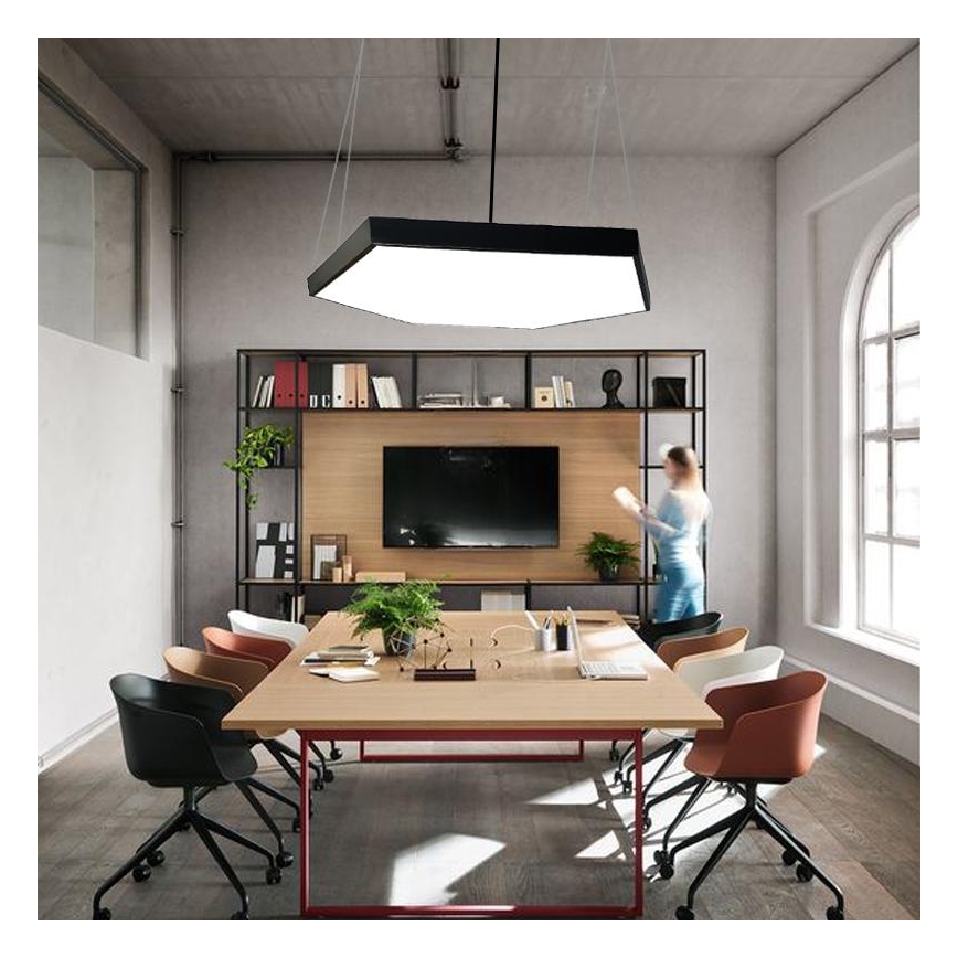 LED luster na sajli LED/100W/230V 4000K prečnik 100 cm