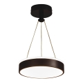 LED luster na sajli LED/12W/230V 4000K crna