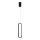 LED luster na sajli LED/13W/230V 3000K, crne boje