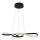 LED luster na sajli LED/18W/230V 3000K crna
