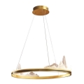 LED luster na sajli LED/35W/230V 3000K zlatna