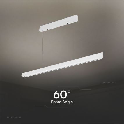 LED luster na sajli LED/36W/230V 3000/4000/6400K beo
