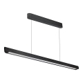 LED luster na sajli LED/36W/230V 3000/4000/6400K crni