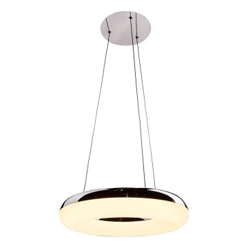 LED luster na sajli LED/40W/230V 3000K prečnik 40 cm, sjajni hrom