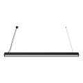 LED luster na sajli LED/44W/230V 3000K 120 cm, crne boje