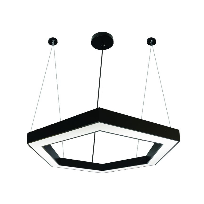 LED luster na sajli LED/50W/230V 4000K prečnik 100 cm