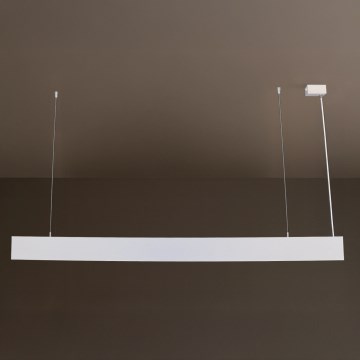 LED luster na sajli LED/55W/230V 3000/4000/6500K 120 cm bela