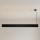 LED luster na sajli LED/55W/230V 3000/4000/6500K 120 cm crna