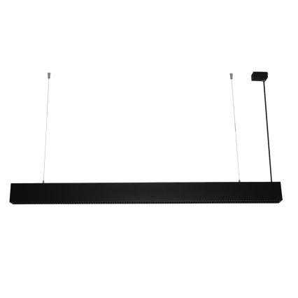LED luster na sajli LED/55W/230V 3000/4000/6500K 120 cm crna