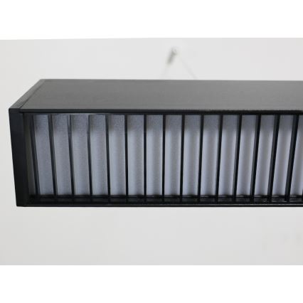 LED luster na sajli LED/55W/230V 3000/4000/6500K 120 cm crna