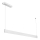 LED luster na sajli LINEA LED/36W/230V 3000/4000/5700K CRI 90 bela