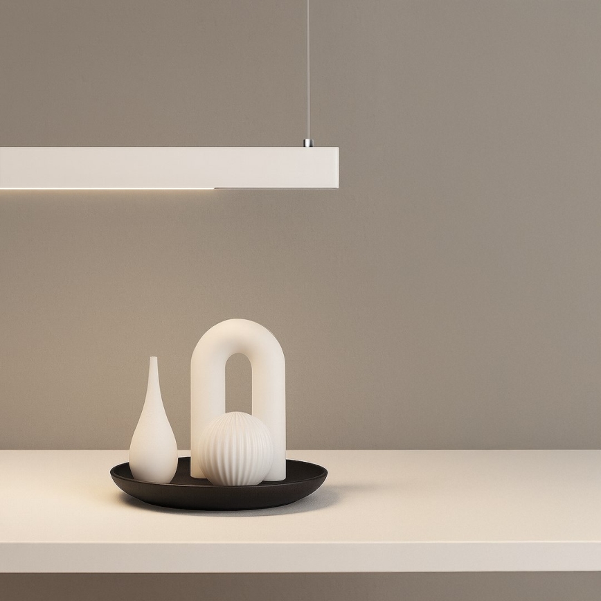 LED luster na sajli LINEA LED/36W/230V 3000/4000/5700K CRI 90 bela